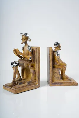 9.5" Sitting Don Quijote  & Sancho - Loir Collection