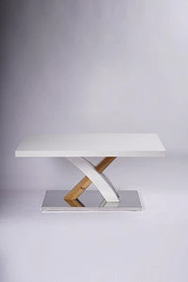 39"  Grace Coffee Table Gloss White