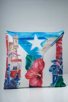 18" X 18" "Que bonita bandera"