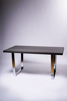 63" Molly Dining Table DK. Grey