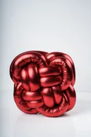 Globular Knot Pillow (Red)- Hayden Collection