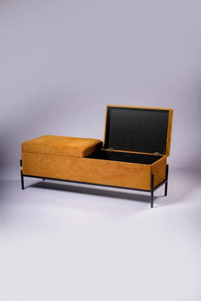 48" Bench Alpaca -Toast Orange