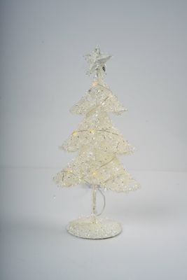 16" White Tree w/Lights