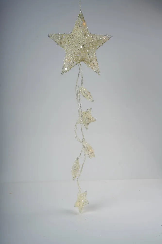 8"x 23" White Star