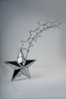 Silver Shooting Star w/Light