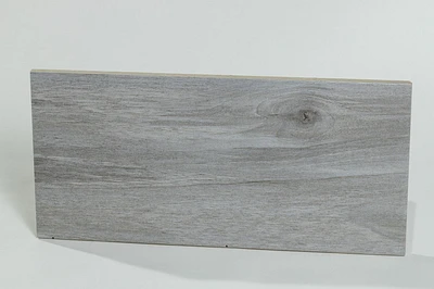 Ash Gray Ceramic Wood Tile (5pc Box) - Bois Collection