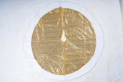 48" Gold Seguin Tree Skirt