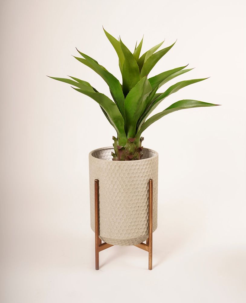 24" MetalIe Moderne Planter