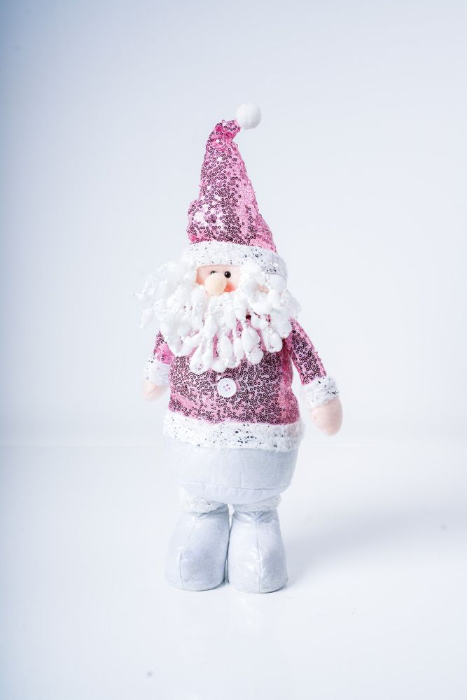 17" Standing Santa Pink Series