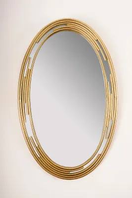 Gold Round Bracelet Mirror - Metalle Collection