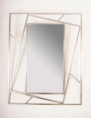 Silver Geo Mirror - Metalle Collection