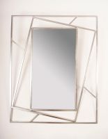 Silver Geo Mirror - Metalle Collection