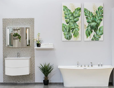 Quadro Modern Bathtub w/faucet 67" - Nouveau Collection