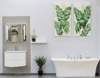 Quadro Modern Bathtub w/faucet 67" - Nouveau Collection