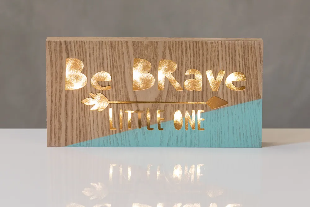 12"  Light Box - Be Brave - Battery Operated