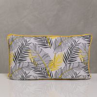 12"x20" Naturale Pillow - Yellow/Gray Palms