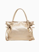 Lock Shoulder Bag Gold