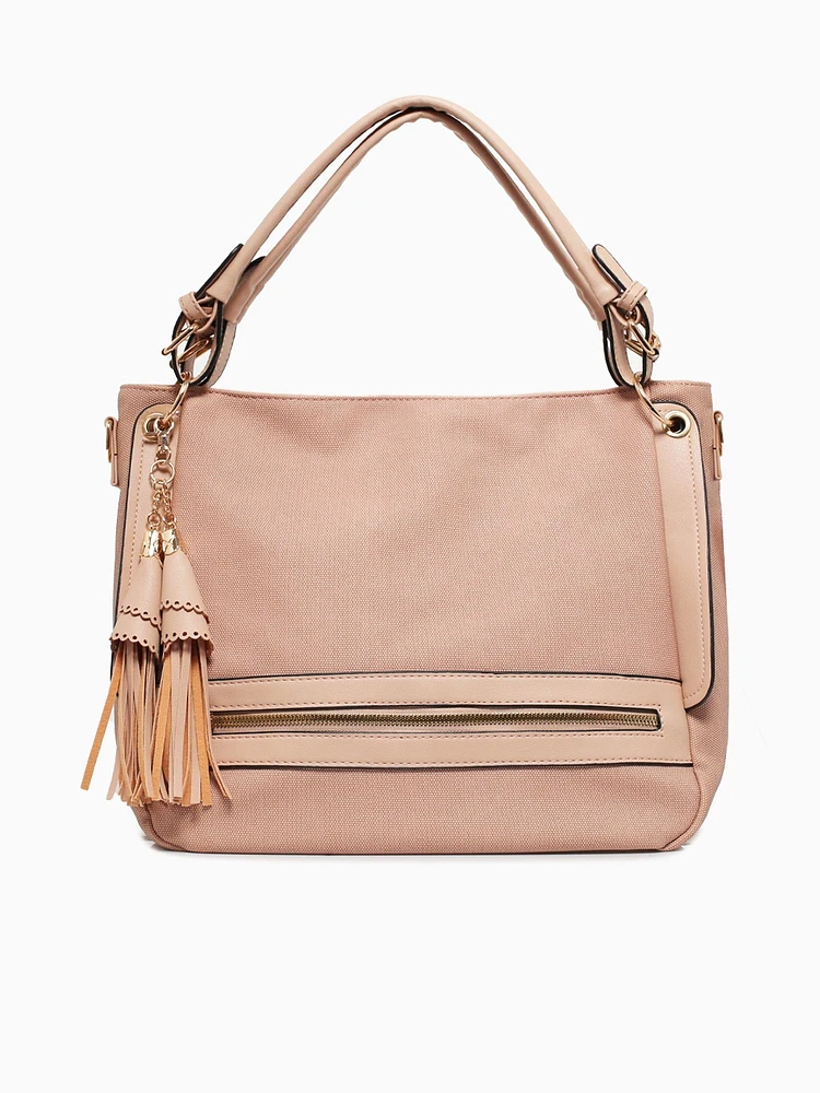 Amelia Shoulder Bag Nude