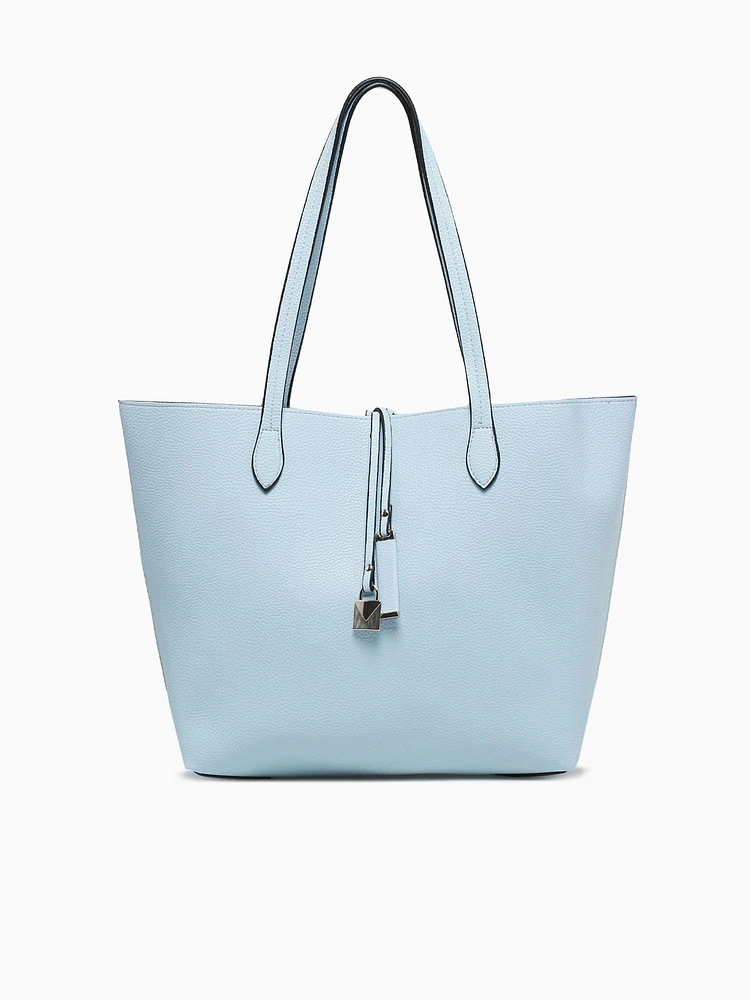 Rev Tote Light Blue Silver