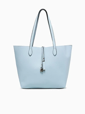 Rev Tote Light Blue Silver