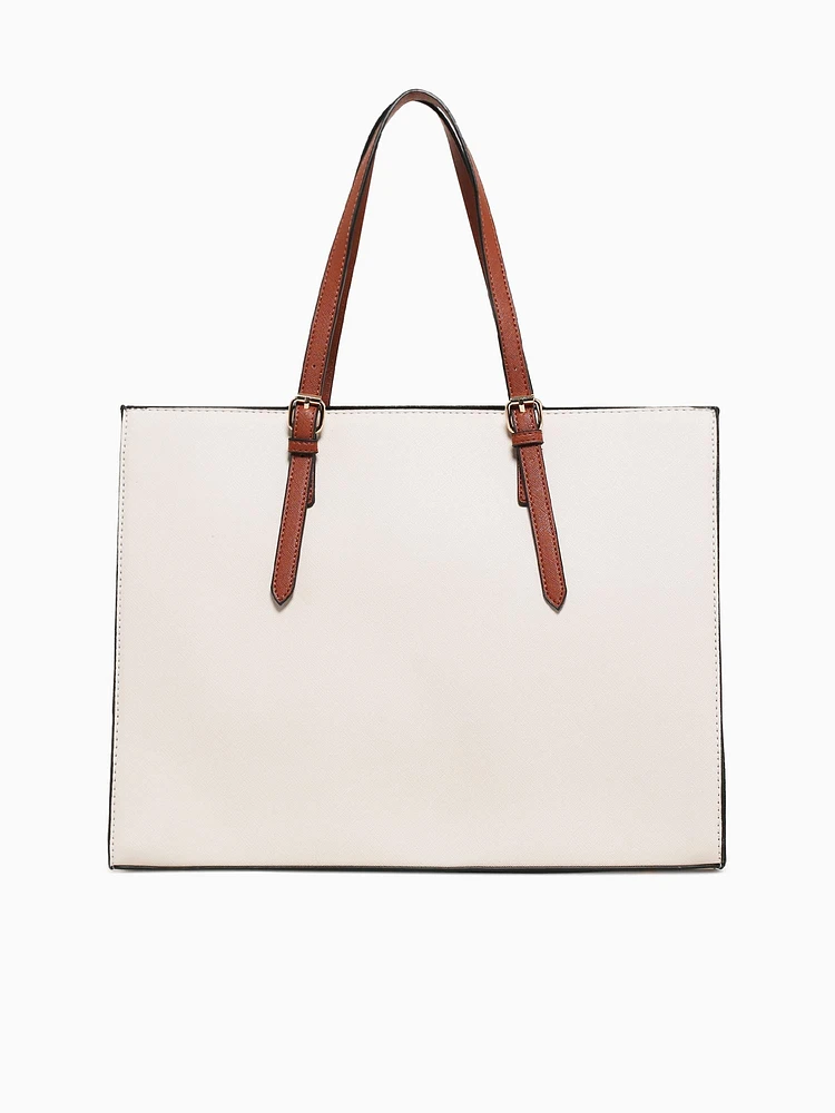 Riley Tote Off White Multi