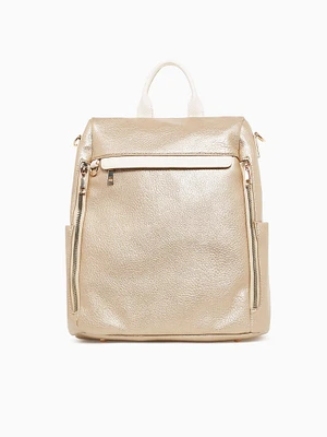 Raven Backpack Gold Beige