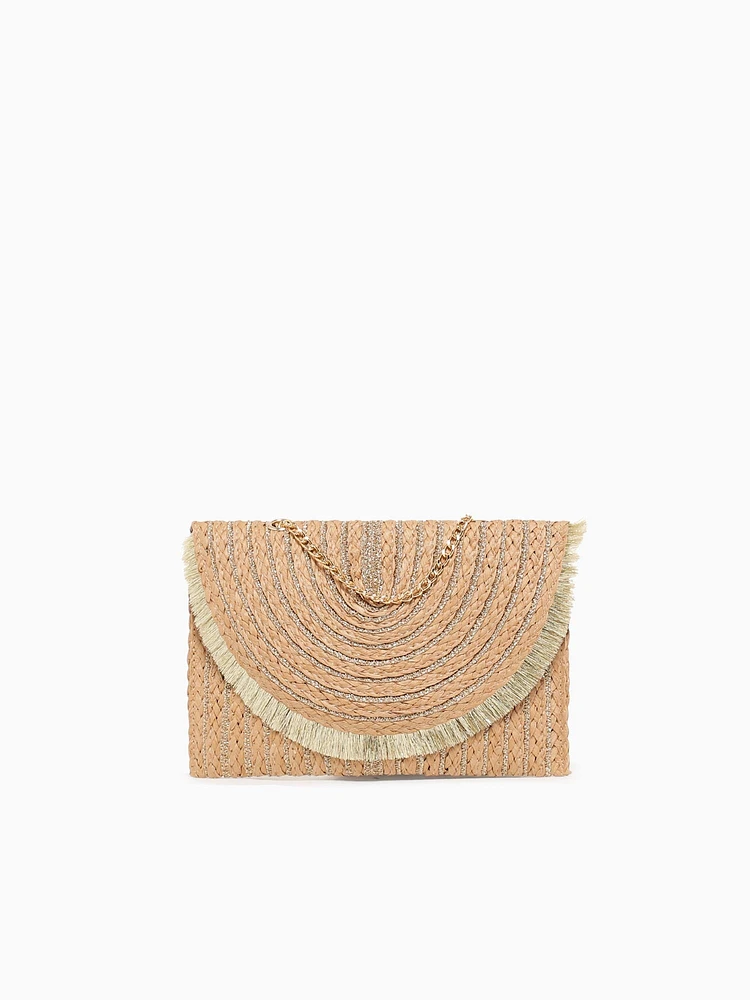 Summer Clutch Brown Gold