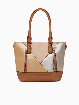 Lyria Tote Camel Multi