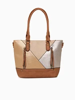 Lyria Tote Camel Multi