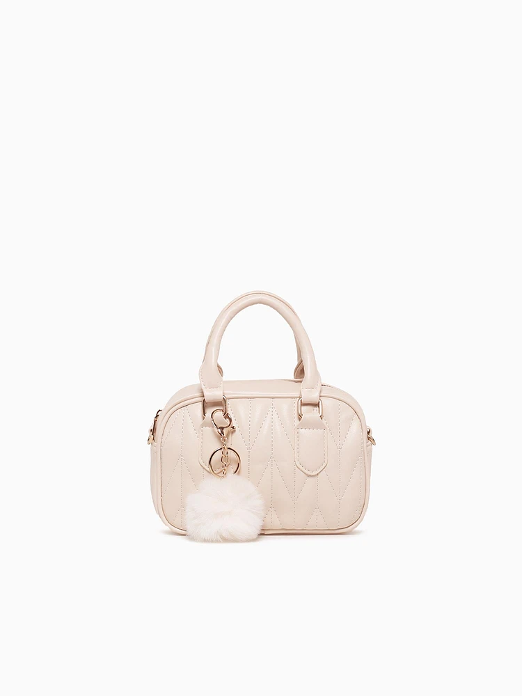 Puff Top Handle Off White