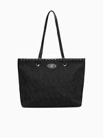 Dolly Tote Black Black denim