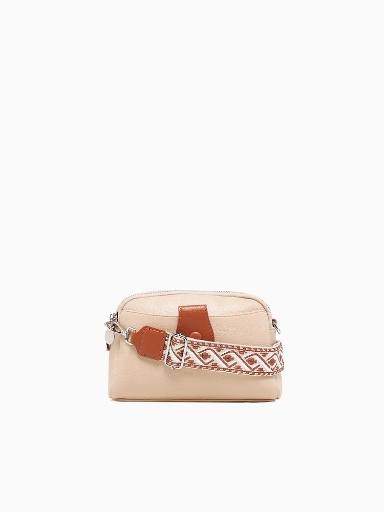 Galilea Crossbody Beige Multi