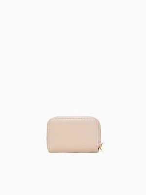 Zipped Card Case Khaki