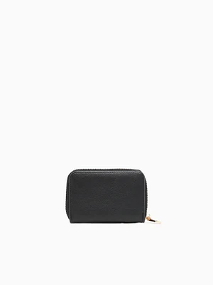 Zipped Card Case Black