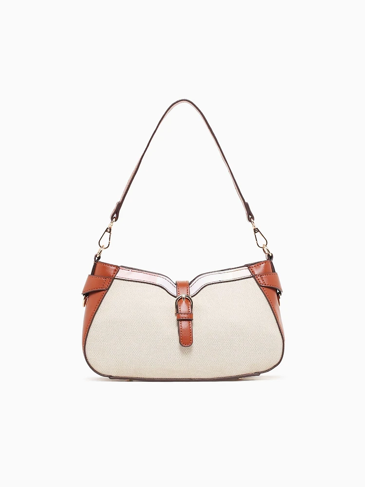 Kaia Shoulder Bag Tan Multi