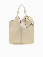 Bow Shoulder Bag Gold