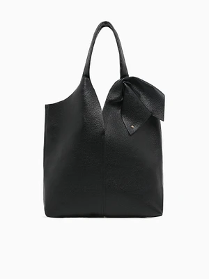 Bow Shoulder Bag Black