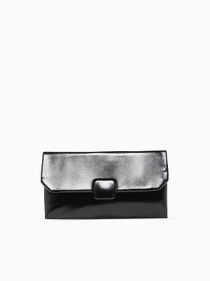 Violet Clutch Black