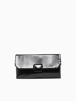 Violet Clutch Black