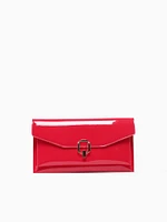 Sofia Clutch Red Pat