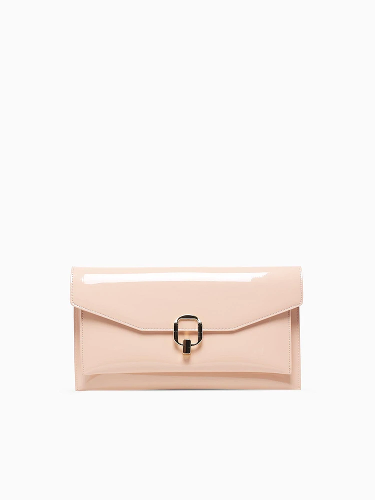 Sofia Clutch Nude Pat