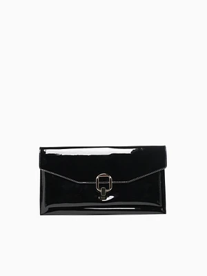 Sofia Clutch Black Pat