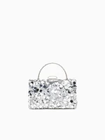 Glimmer Top Handle Bag Silver