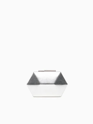 Diamond Box Bag Silver