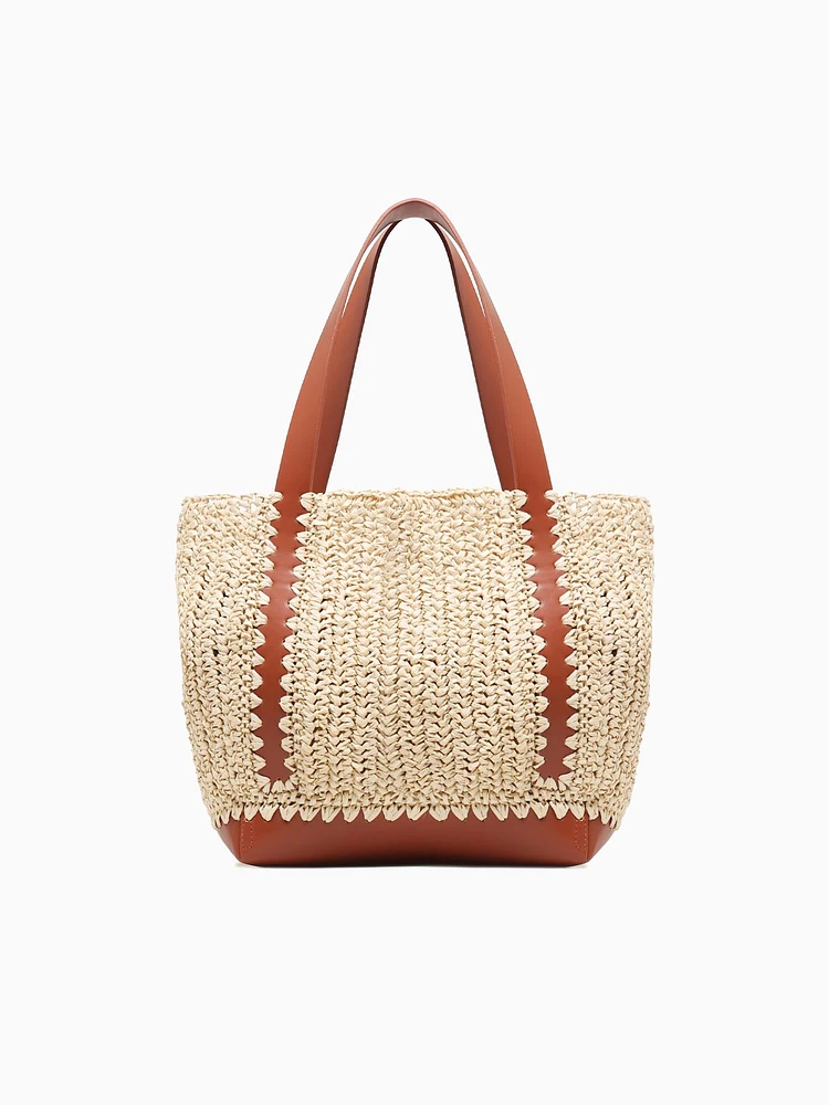 Mari Tote Beige Tan