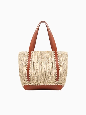 Mari Tote Beige Tan