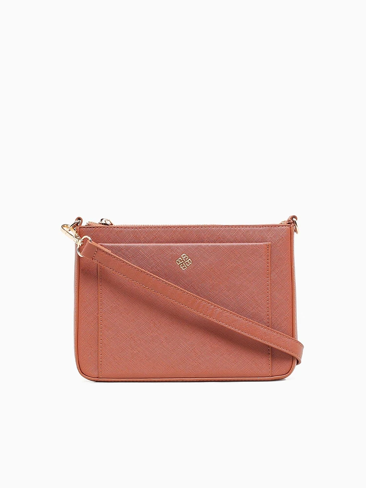 Signature Crossbody Brown