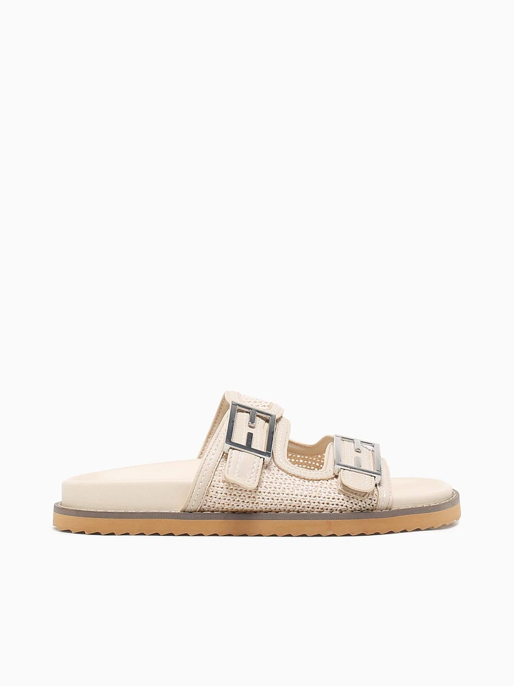 Venice Off White Smooth Raffia