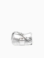 Buckle Shoulder Bag Silver