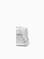 Rachel Wallet Crossbody Silver